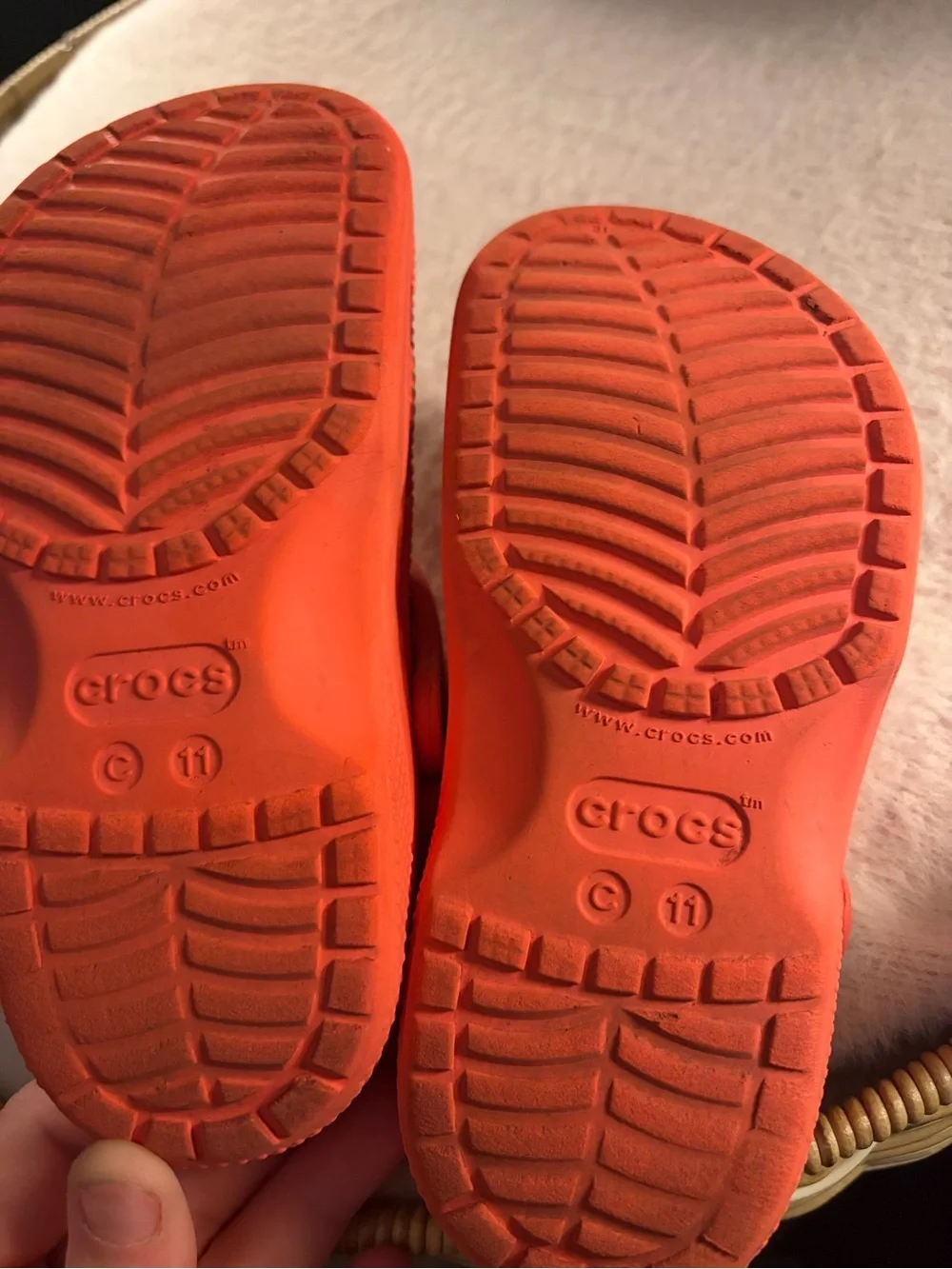 CROCS Kids Clogs in Bright Coral with Pokémon Charms